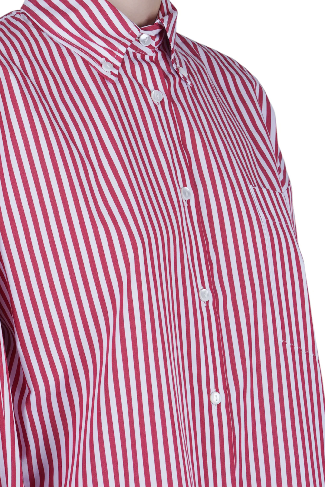 Solotre - Camicia - 470680 - Bianco/Rosso - Image 6
