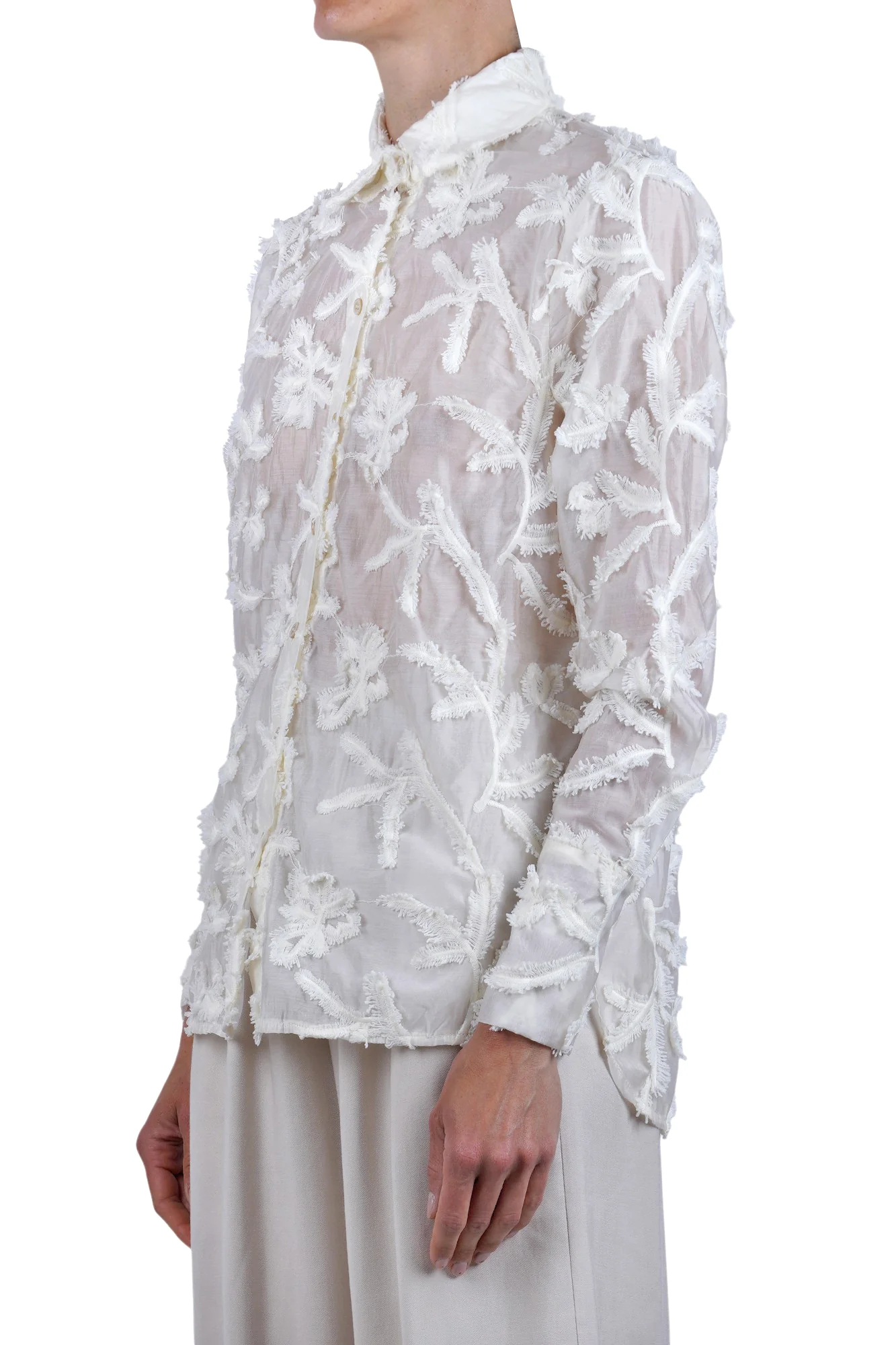 Souvenir - Camicia - 471508 - Latte - Image 4