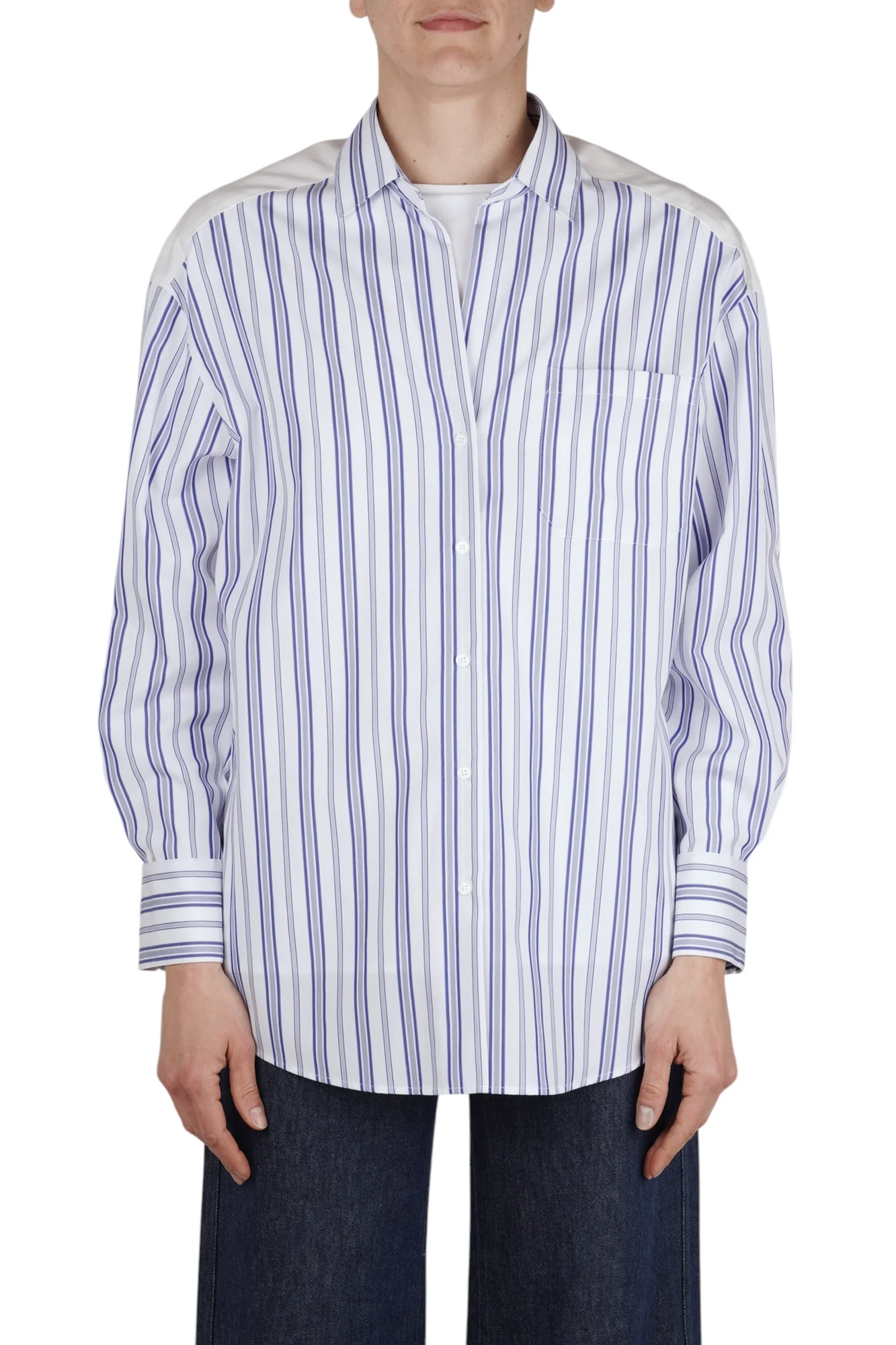 Weekend MaxMara - Camicia - 470622 - Blu/Bianco - Image 3