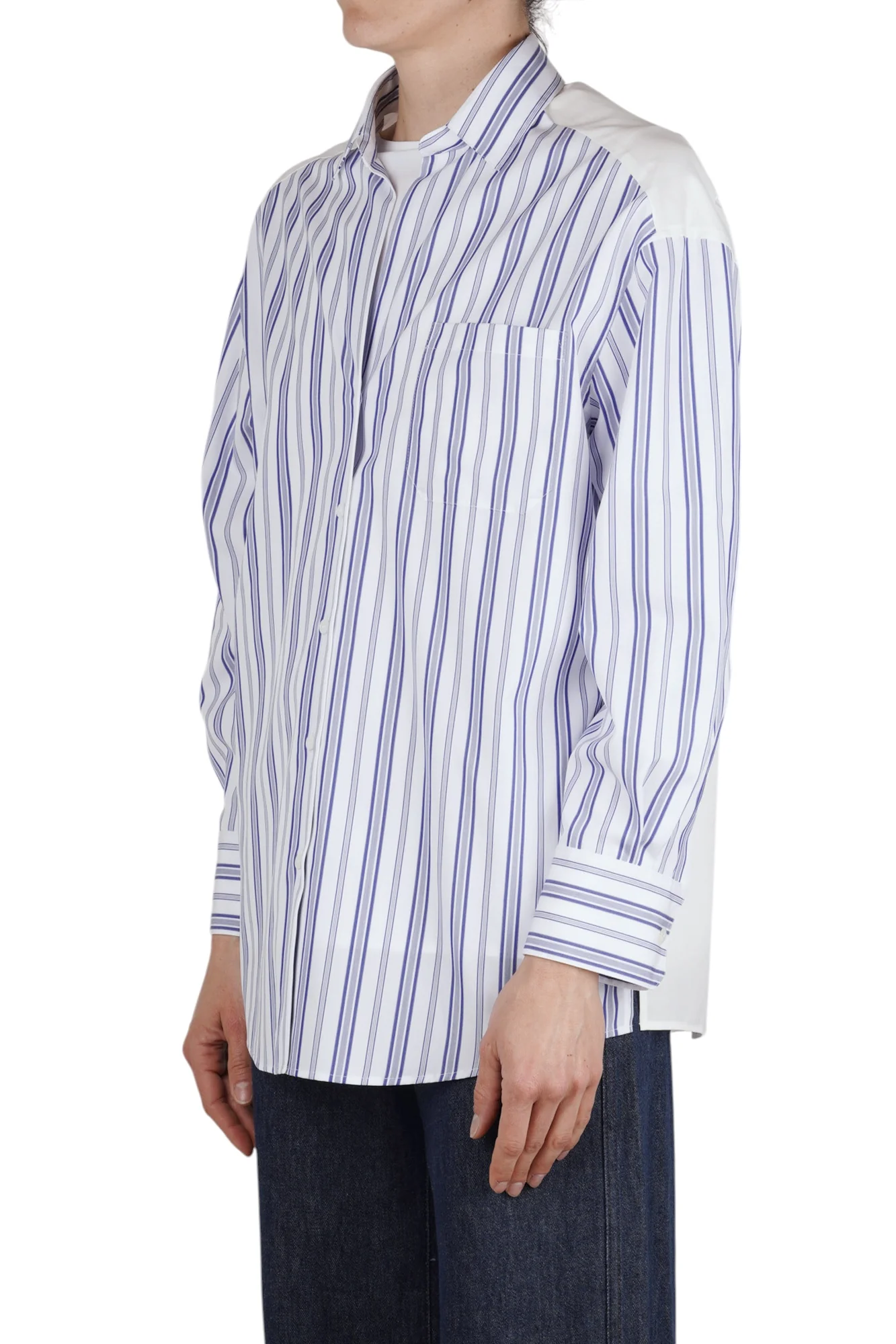 Weekend MaxMara - Camicia - 470622 - Blu/Bianco - Image 4