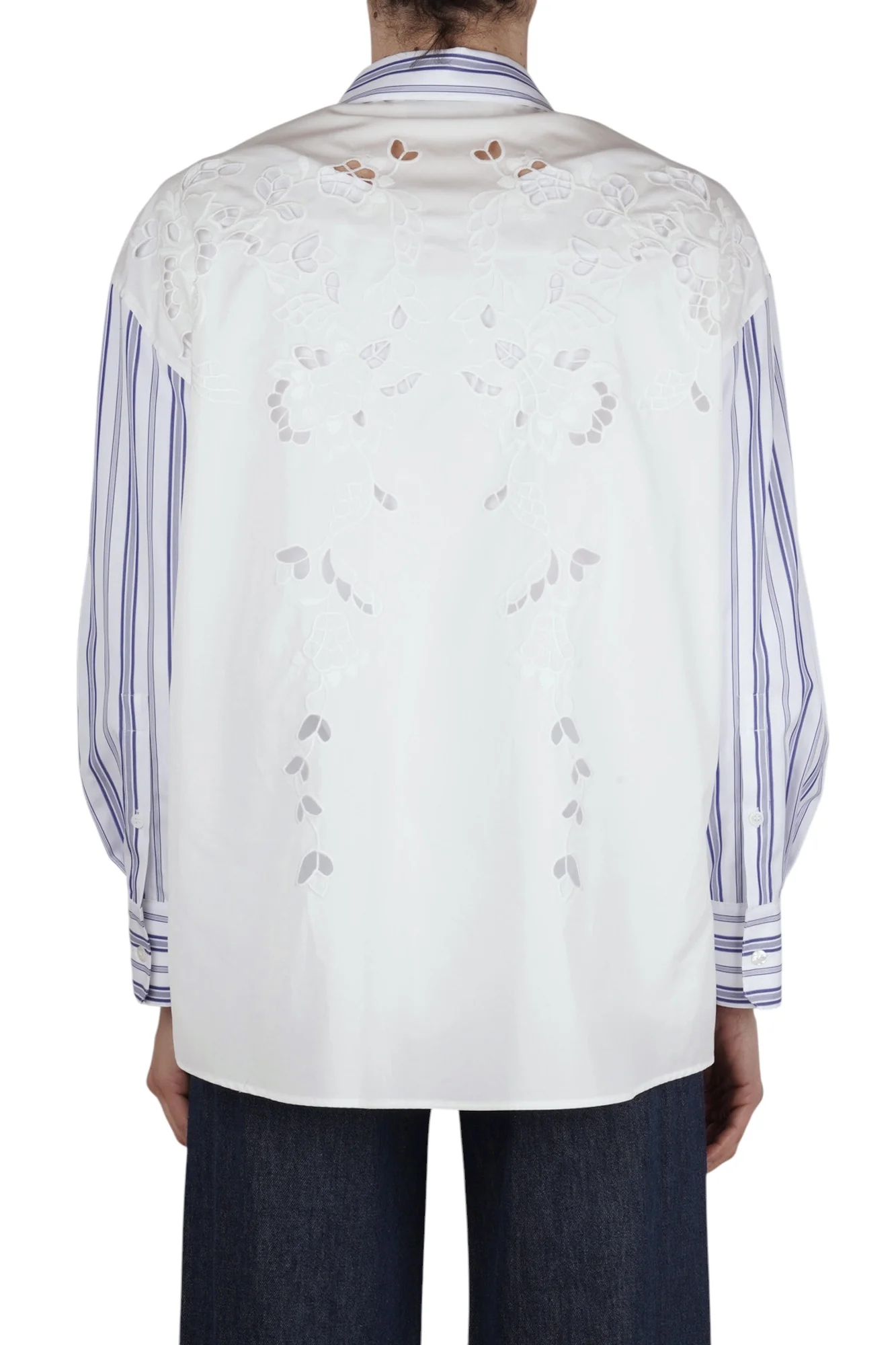 Weekend MaxMara - Camicia - 470622 - Blu/Bianco - Image 5